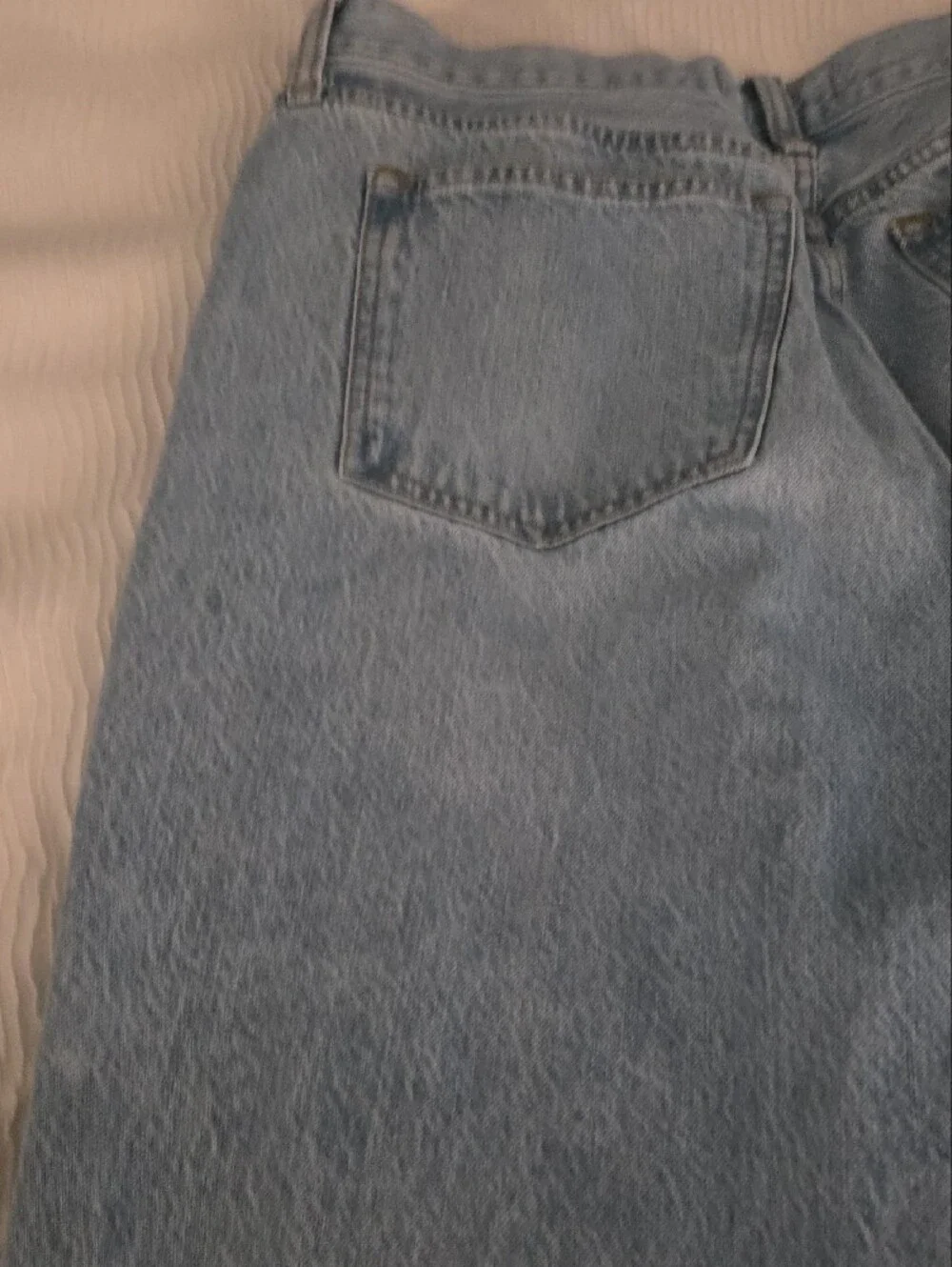 Abercrombie & Fitch Men's Light Wash Straight Jeans